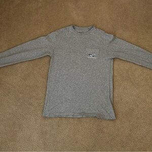 Vineyard Vines Gray Long Sleeve Tee Casual Style